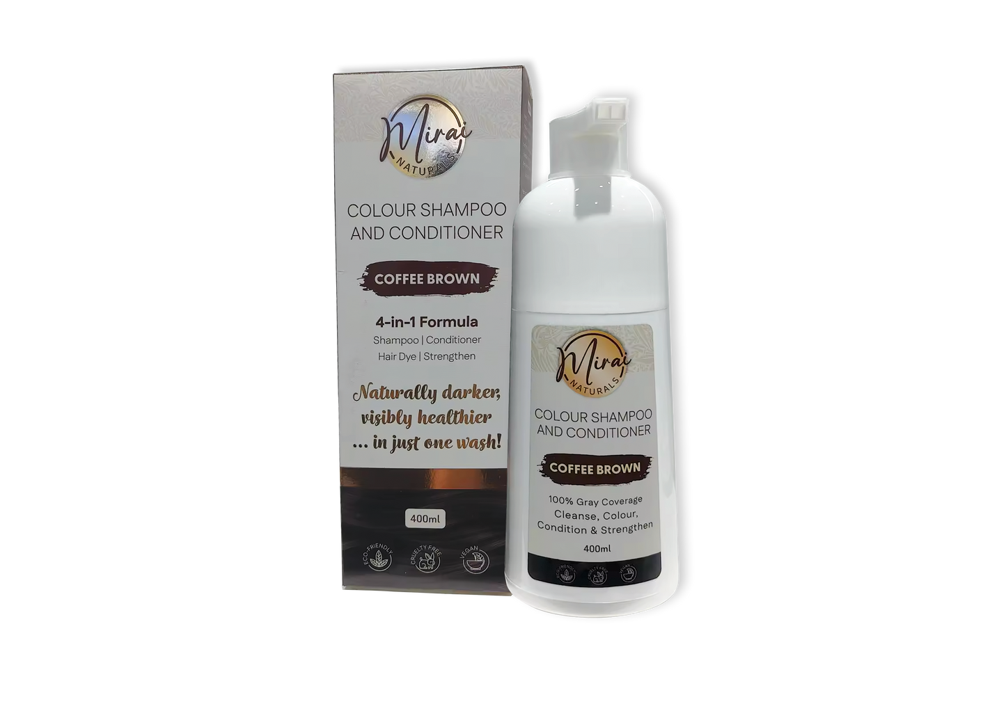 Coffee Brown Colour Shampoo & Conditioner