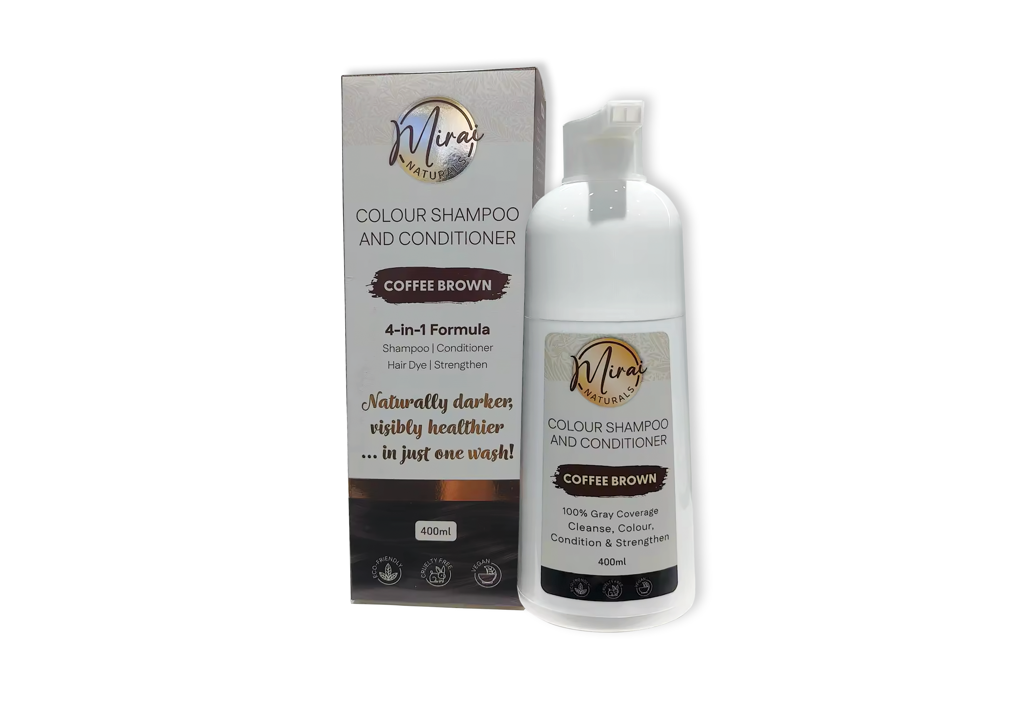 Coffee Brown Colour Shampoo & Conditioner